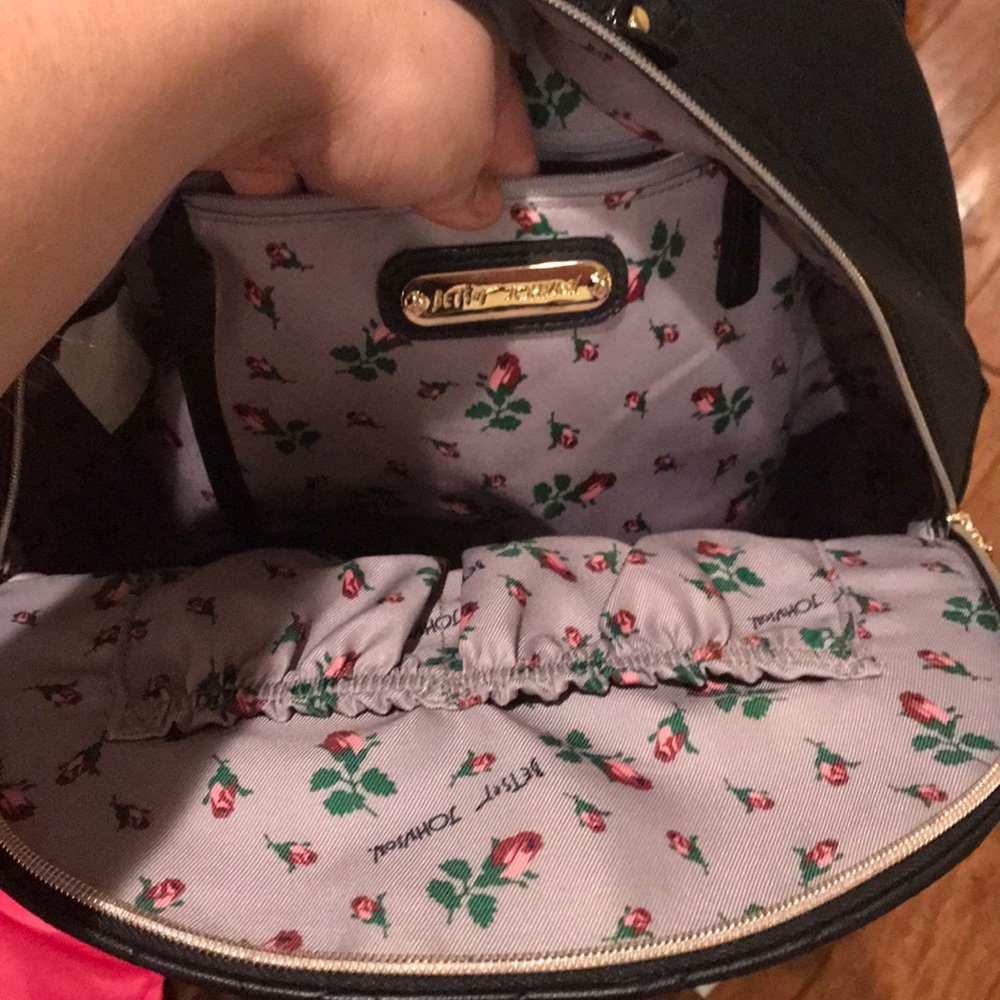 Authentic Betsey Johnson Cat Backpack - image 2